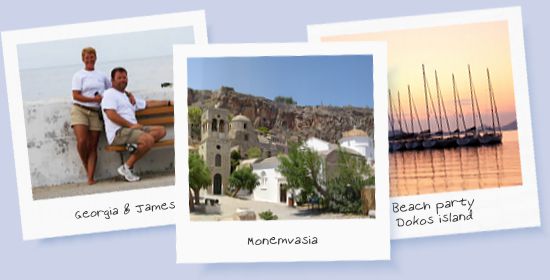 We're pleased to welcome Georgia & James to the Greek Sails team