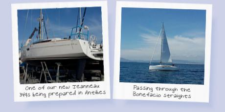 New yacht in Antibes boatyard and en route to Poros
