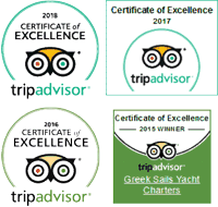 TripAdvisor awards for Excellence, 2015, 2016, 2017 & 2018