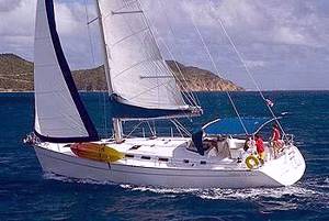 A Cyclades 50.5 underway. Image courtesey & with permission of Beneteau S.A.