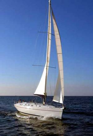A Cyclades 50.5 underway. Image courtesey & with permission of Beneteau S.A.