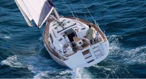 A Benetaeu Oceanis 40 underway. Image courtesey & with permission of Beneteau S.A.