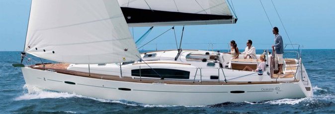 Benetau Oceanis 40 sailing yacht available from Greek Sails for flotilla & bareboat charter from Poros, Greece