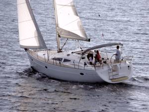 An Elan Impression 44 underway. Image courtesey of Elan d.o.o.