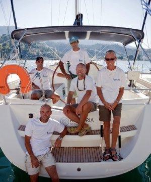 Some of Greek Sails� staff who look forward to welcoming you to Poros and ensuring you enjoy your best sailing holiday - ever!