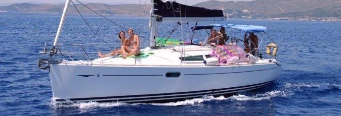 Jeanneau Sun Odyssey 36i sailing yacht available from Greek Sails for flotilla & bareboat charter from Poros, Greece. Image courtesey & with permission of Chantiers Jeanneau S.A.