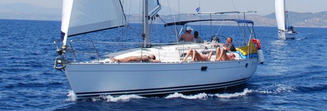 Jeanneau Sun Odyssey 37.1 sailing yacht available from Greek Sails for flotilla & bareboat charter from Poros, Greece
