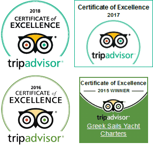 TripAdvisor awards for Excellence, 2015, 2016, 2017 & 2018